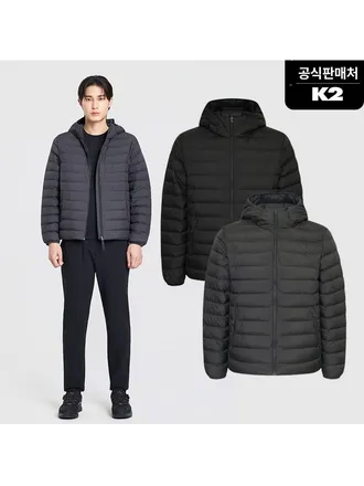 [K2] [온라인 단독] 남성 베이직 슬림 다운 경량패딩 자켓_GMU26581