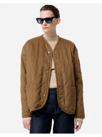 바네사브루노 25FW 카멜 리버시블 울혼방 점퍼 VIJU5F204CM