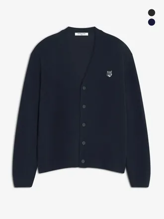 메종키츠네 그레이 폭스 남녀 브이넥 울 가디건 (2 COLOR)