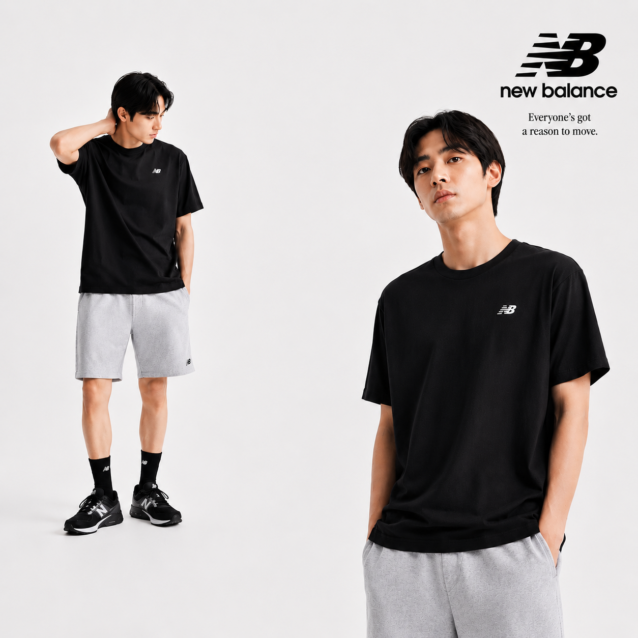 [하프클럽] 뉴발란스 에센셜 스몰로고 반팔티 (20,709원/2,656원)
