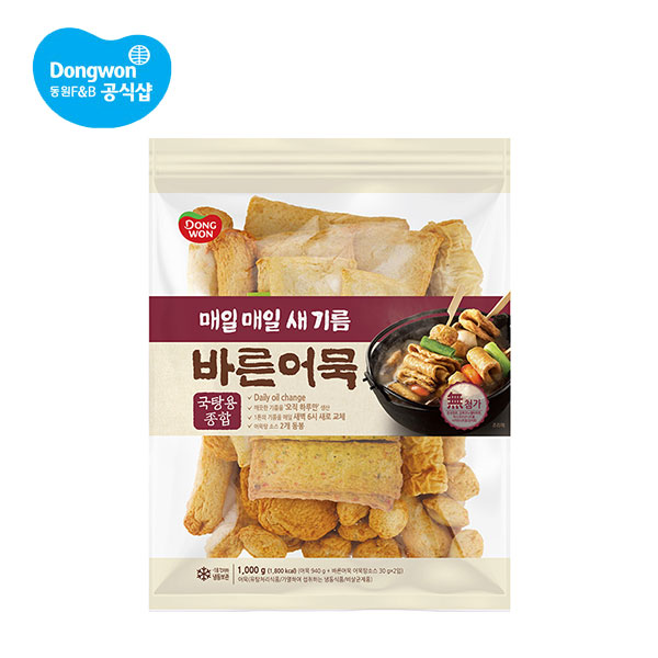 동원 냉동 바른어묵 국탕용 종합 1kg 2봉