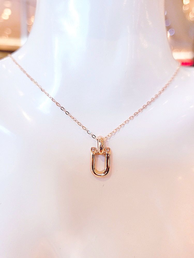 アイオワ州状態Small (1 / 2インチ) ペンダント(14 Kイエロー