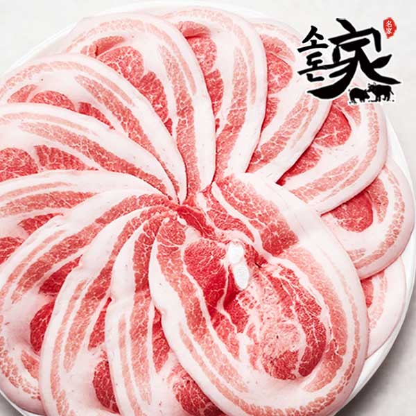 [소돈가] 한돈 문경 쑥돈 냉동 꽃삼겹 500g