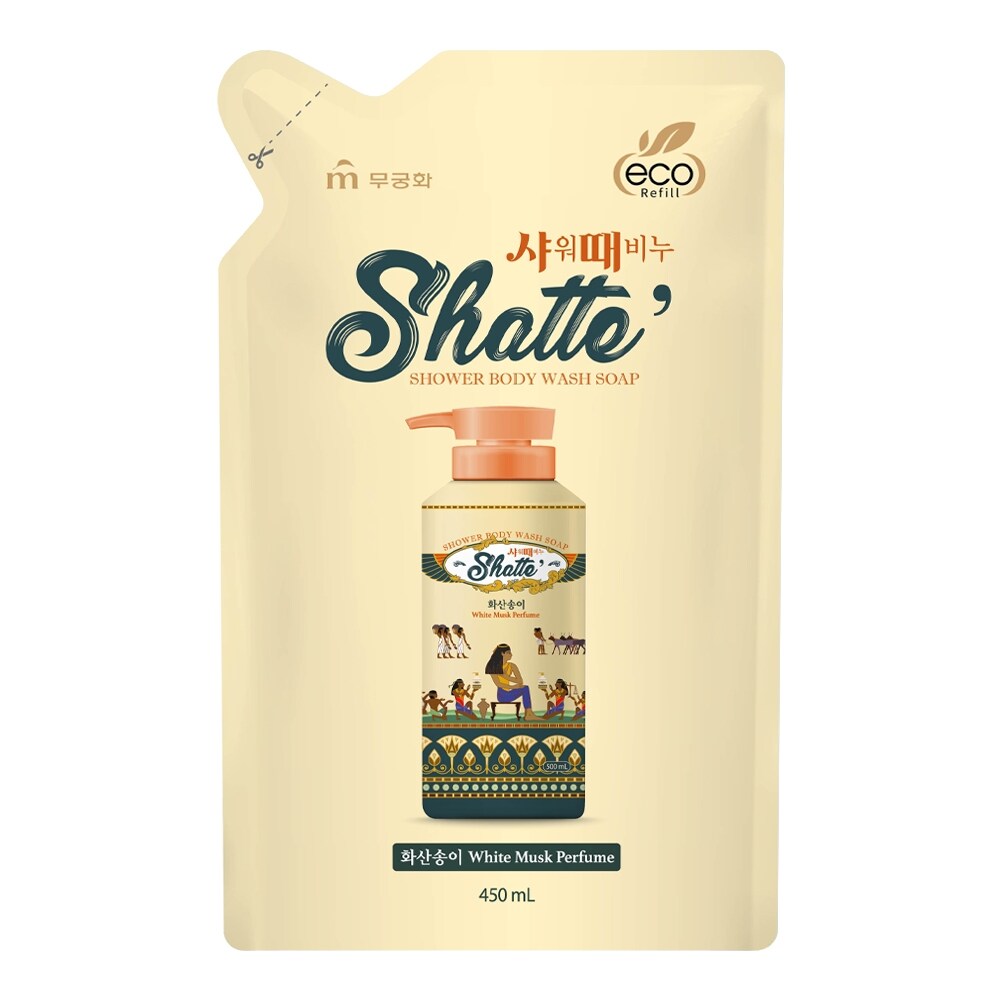 하프클럽 무궁화 샤워때비누 화산송이 450ml (리필)