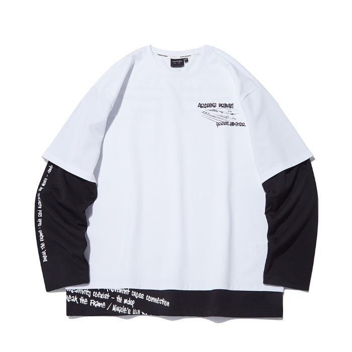 인터크루HC01긴팔티셔츠반팔레이어드쭉티ITX1TR04WH