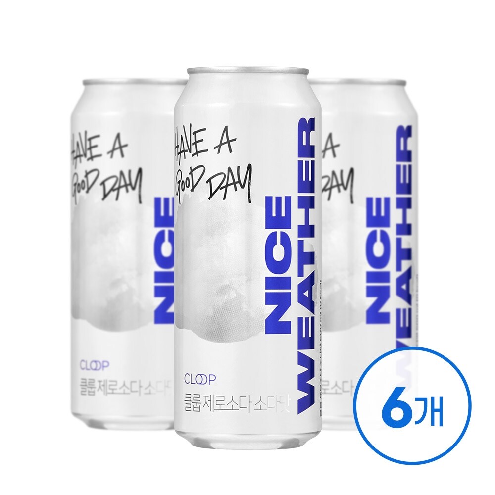 클룹 제로소다 소다 500ml 6입