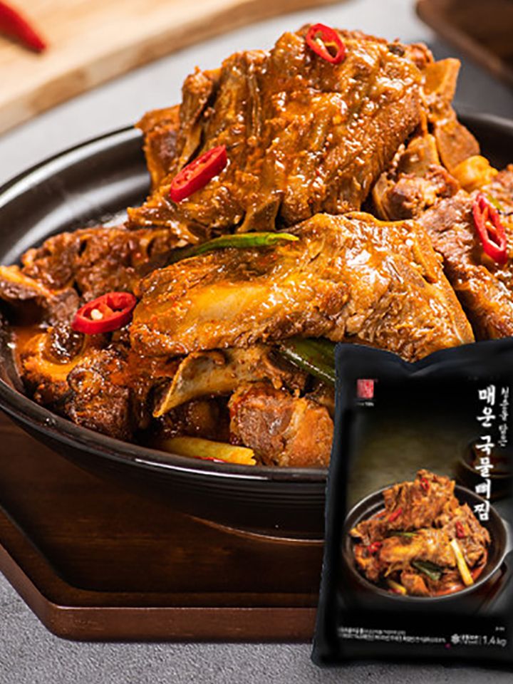 청담 매운 국물 뼈찜 1.2kg 2개