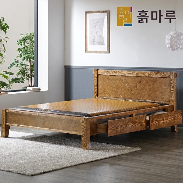 [흙마루]흙마루 돌침대 게르마늄 퀸 2인용 SR100Q
