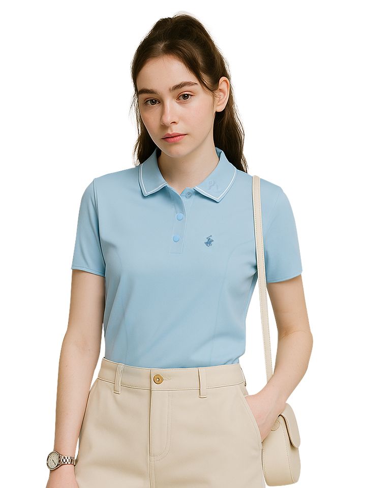 여성 시그니처 컬러라인 카라티 TS480 | 비버리힐스폴로클럽 - 하프클럽