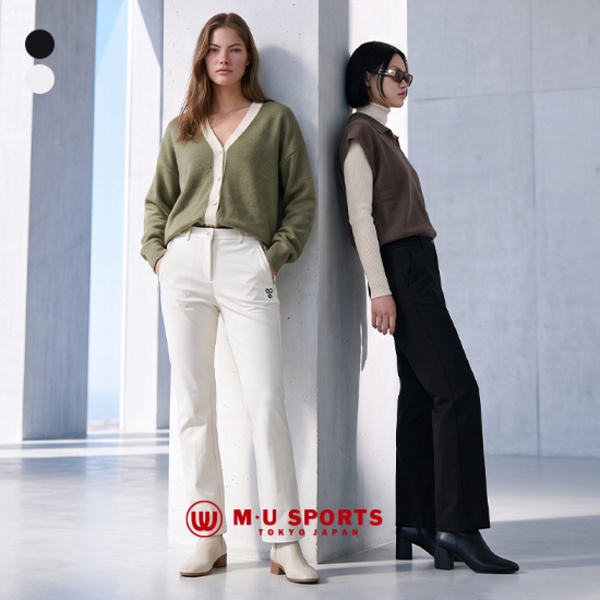 엠유스포츠 MU스포츠 26FW 여성 기모 본딩 팬츠 2종