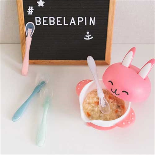 [보리보리] 베베라팡 베베라팡 실리콘 인서트 이유식 스푼 (케이스 증정)
