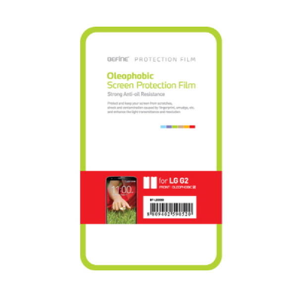 [보리보리] 아트박스 POOM 아트박스/비파인 올레포빅 액정 보호 필름 BF-LG203B For LG G2