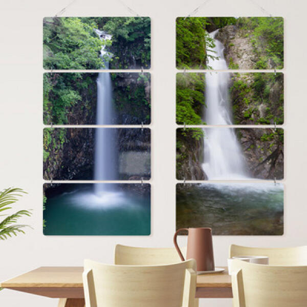 [보리보리] 아트박스 POOM 아트박스/꾸밈 nl234-멀티아크릴액자_풍수재물이모이는폭포(4단)