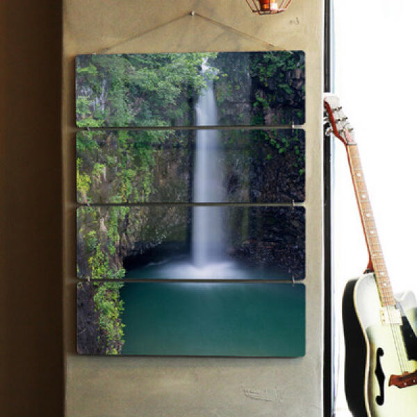 [보리보리] 아트박스 POOM 아트박스/꾸밈 nl233-멀티아크릴액자_풍수재물이모이는폭포(4단대형)