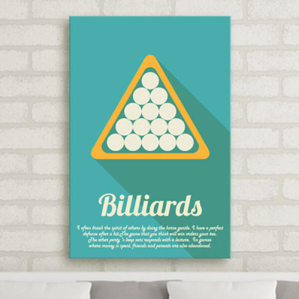 [보리보리] 아트박스 POOM 아트박스/꾸밈 cw829-당구한게임_중형노프레임