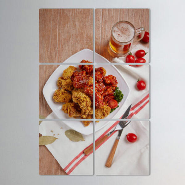 [보리보리] 아트박스 POOM 아트박스/꾸밈 if776-멀티액자_양념반프라이드반