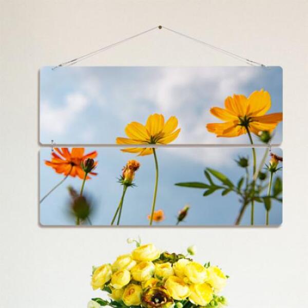 [보리보리] 아트박스 POOM 아트박스/꾸밈 nn762-멀티아크릴액자_황화코스모스(2단대형)