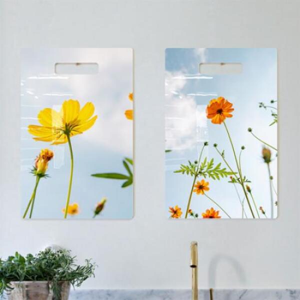 [보리보리] 아트박스 POOM 아트박스/꾸밈 nt098-행잉액자_황화코스모스(세로)