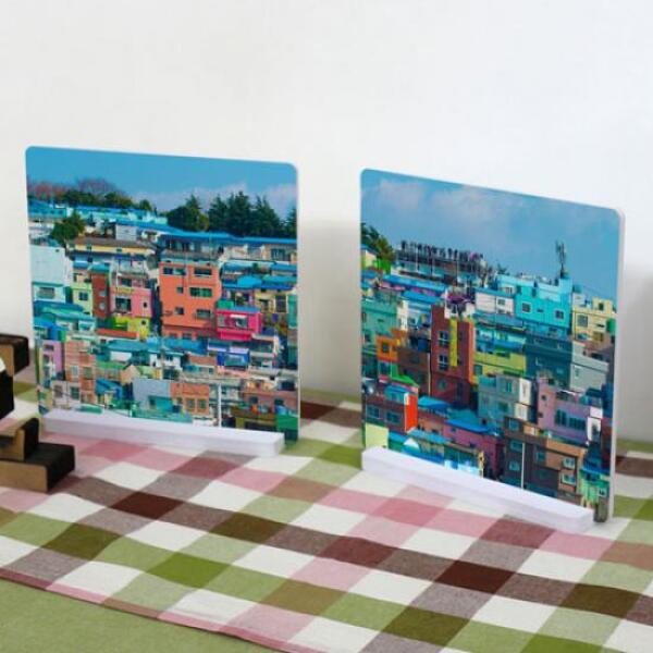 [보리보리] 아트박스 POOM 아트박스/꾸밈 gb091-스탠드액자2P_부산알록달록감천문화마을