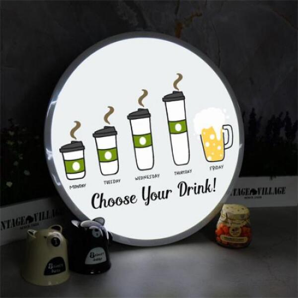 [보리보리] 아트박스 POOM 아트박스/꾸밈 nx123-LED액자45R_일주일의루틴