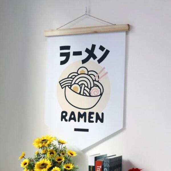 [보리보리] 아트박스 POOM 아트박스/꾸밈 dc322-우드페넌트_60CmX79Cm_라면집