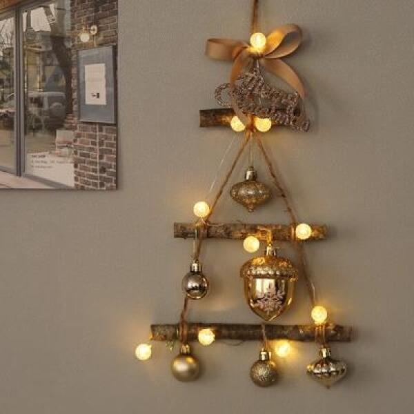 [보리보리] 아트박스 POOM 아트박스/더플라워마켓 골든도토리 미니 벽트리전구set