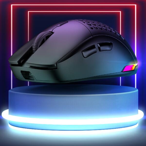 [보리보리] 아트박스 POOM 아트박스/프로메딕 TITAN GV AIR 타공 무선 게이밍 LED 마우스-컬러랜덤