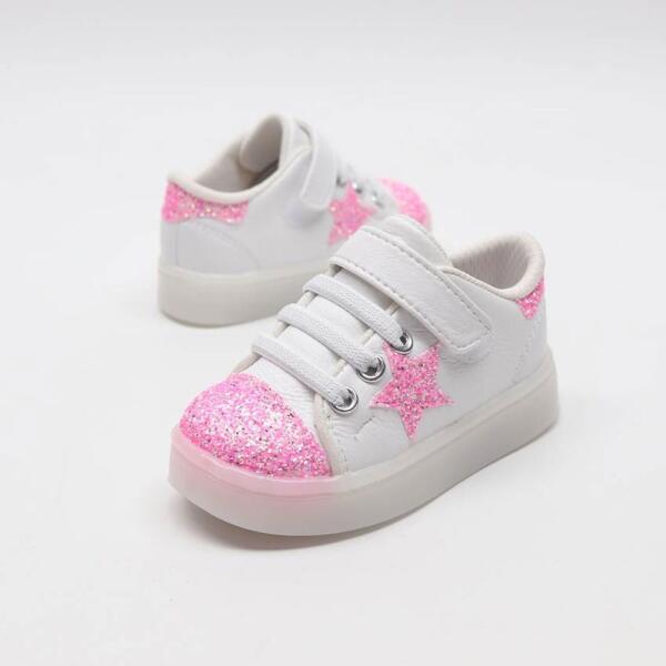 [보리보리] 아트박스 POOM 아트박스/모리드 로티렌 샤이닝 배색 유아LED운동화 키즈신발