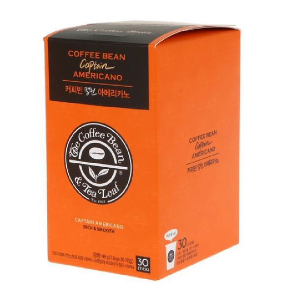 [보리보리] 아트박스 POOM 아트박스/오피스큐 커피빈 캡틴 아메리카노 1 6gx30T