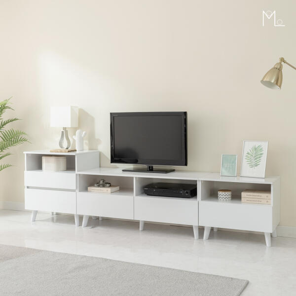 [보리보리] 아트박스 POOM 아트박스/모로 나르 2380 오픈 거실장 세트 TV거실장 티비다이 TV장