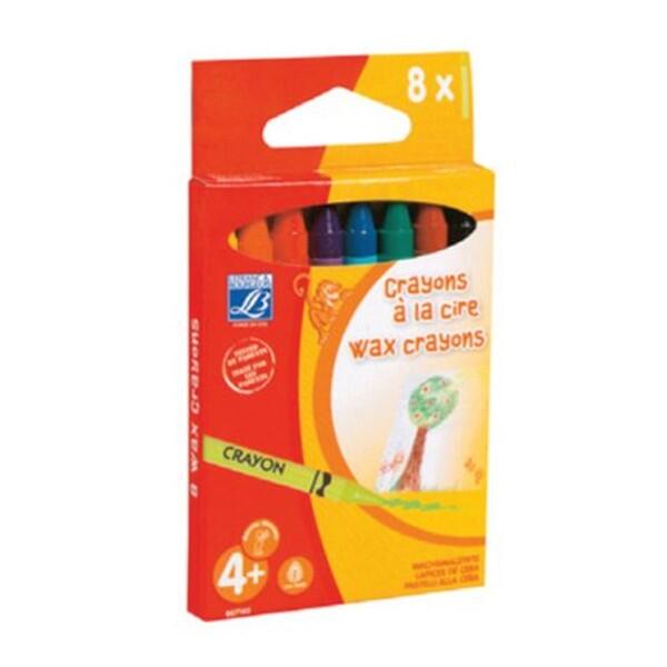 [보리보리] 아트박스 POOM 아트박스/오피스큐 르프랑 점보 8색 왁스크레용 14mm LF807148