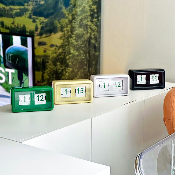 [보리보리] 아트박스 POOM 아트박스/아이노비아 오르미 레트로 마운틴 플립 벽걸이 탁상 시계