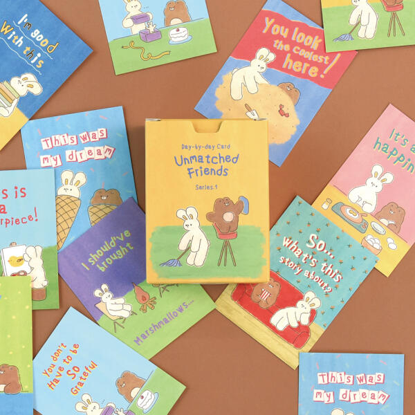 [보리보리] 아트박스 POOM 아트박스/모노라이크 데이바이데이 카드 - 언매치드프렌즈 Series.1