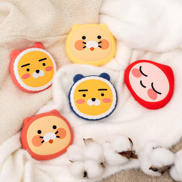 [보리보리] 아트박스 POOM 아트박스/더블유아이 카카오프렌즈 얼굴형 손난로 보조배터리5000mAh C타입