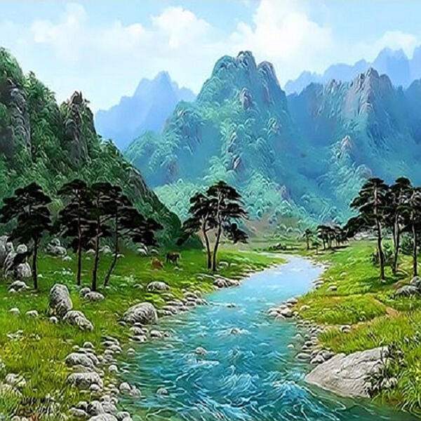 [보리보리] 아트박스 POOM 아트박스/아이윙스 피포페인팅 Q3425 여름테마시리즈 DIY명화그리기세트