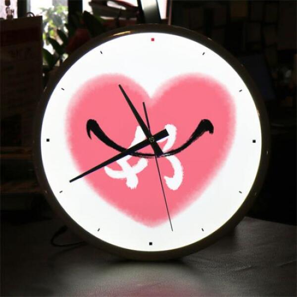 [보리보리] 아트박스 POOM 아트박스/꾸밈 ng584-LED시계액자35R_남자와여자가만났을때