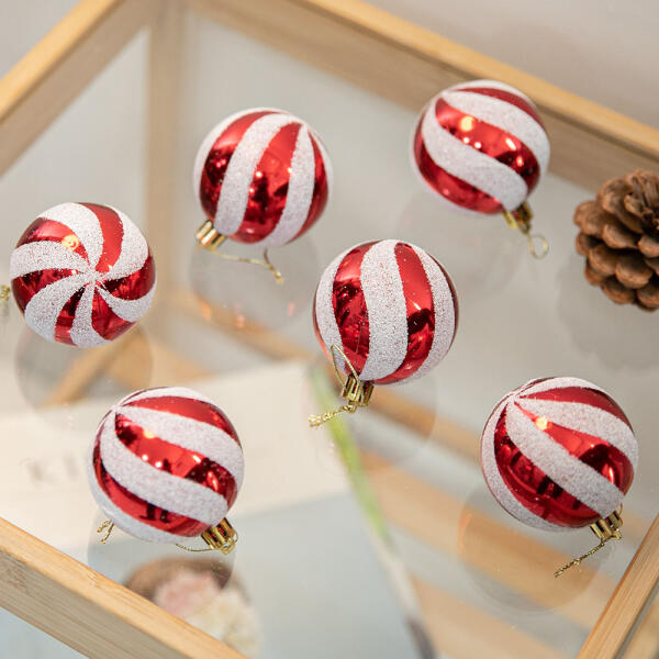 [보리보리] 아트박스 POOM 아트박스/플라워트리 크리스마스 볼 트리 장식 애드벌룬 60mm (6개입) 소품