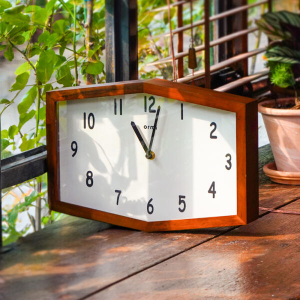 [보리보리] 아트박스 POOM 아트박스/아이노비아 오르미 레트로 루네클락 우드 무소음 벽시계