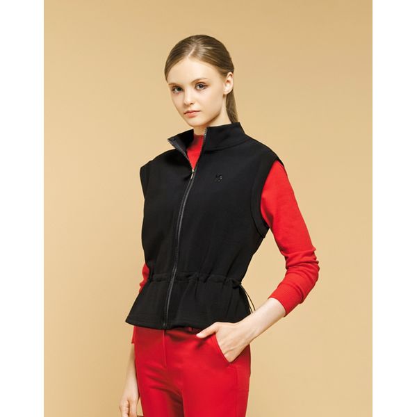 [하프클럽][팜스프링스] [팜스프링스] 여성 하이넥 신플집업베스트_SJVL254660