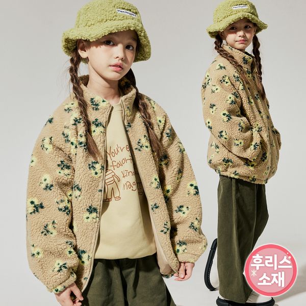 [보리보리] 바브키즈 플라워덤블자켓