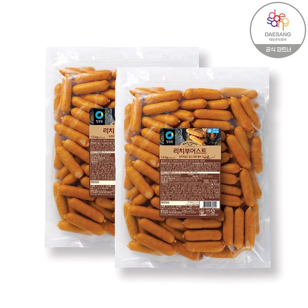 [보리보리] 청정원 청정원 리치부어스트1.5kgX2개