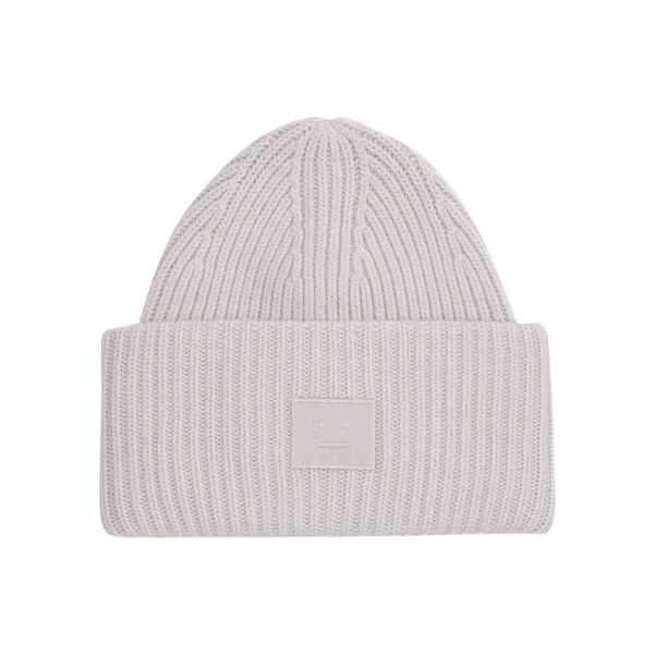 [보리보리] 아크네스튜디오 25FW 라지 페이스 패치 울 비니 라이트그레이 C40424 AAB