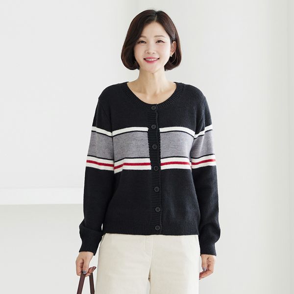 [하프클럽][김여사] 김여사 (겨울신상)메티 단가라 가디건 5VC511115