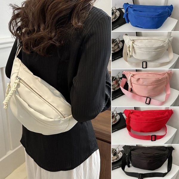 [하프클럽][기타] 여성 봄 가을 6컬러 호피 무지 크로스 힙색 가방 만두백 반달백 포춘백 BG0016S 코디