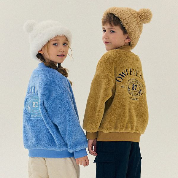 [보리보리] 올리반 뽀글반목맨투맨(2color)