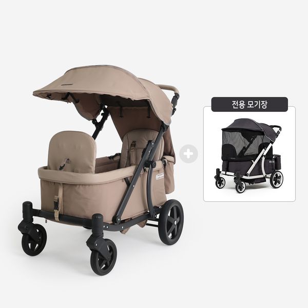 [보리보리] 폼포라 폼포라N2 접이식 유아웨건 + 모기장