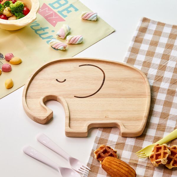 [보리보리] 모던하우스 파티애니멀스 코끼리모양 고무나무 접시