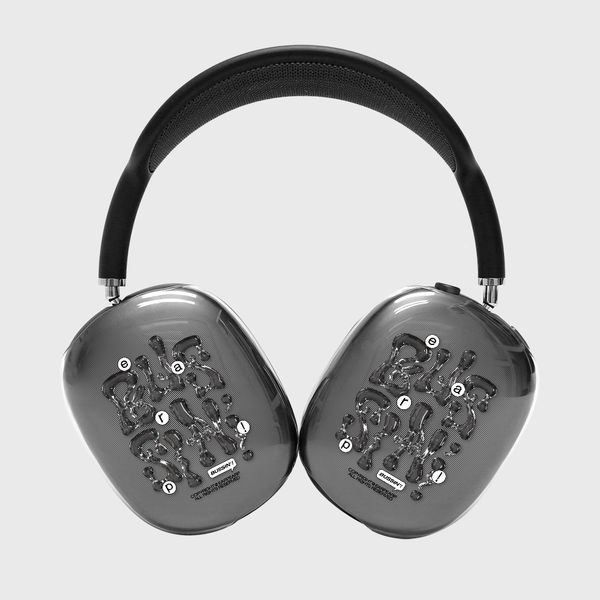 [보리보리] 어프어프 워터드롭-BLACK(에어팟맥스-클리어하드)