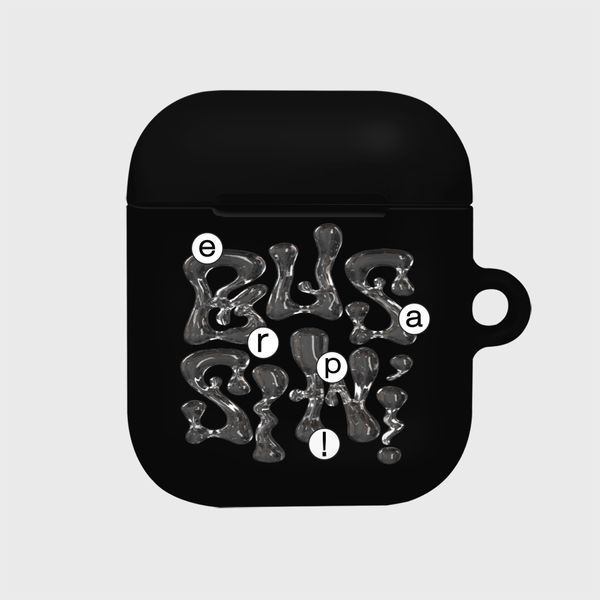 [보리보리] 어프어프 워터 드롭-BLACK(에어팟-하드)