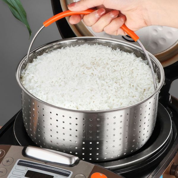 [보리보리] 맥킨더 받침대형 스텐 저당밥솥 찜통 21.5cm 다이어트 혈당감소 당뇨 저혈당 자취 4인용 건강밥솥 P933